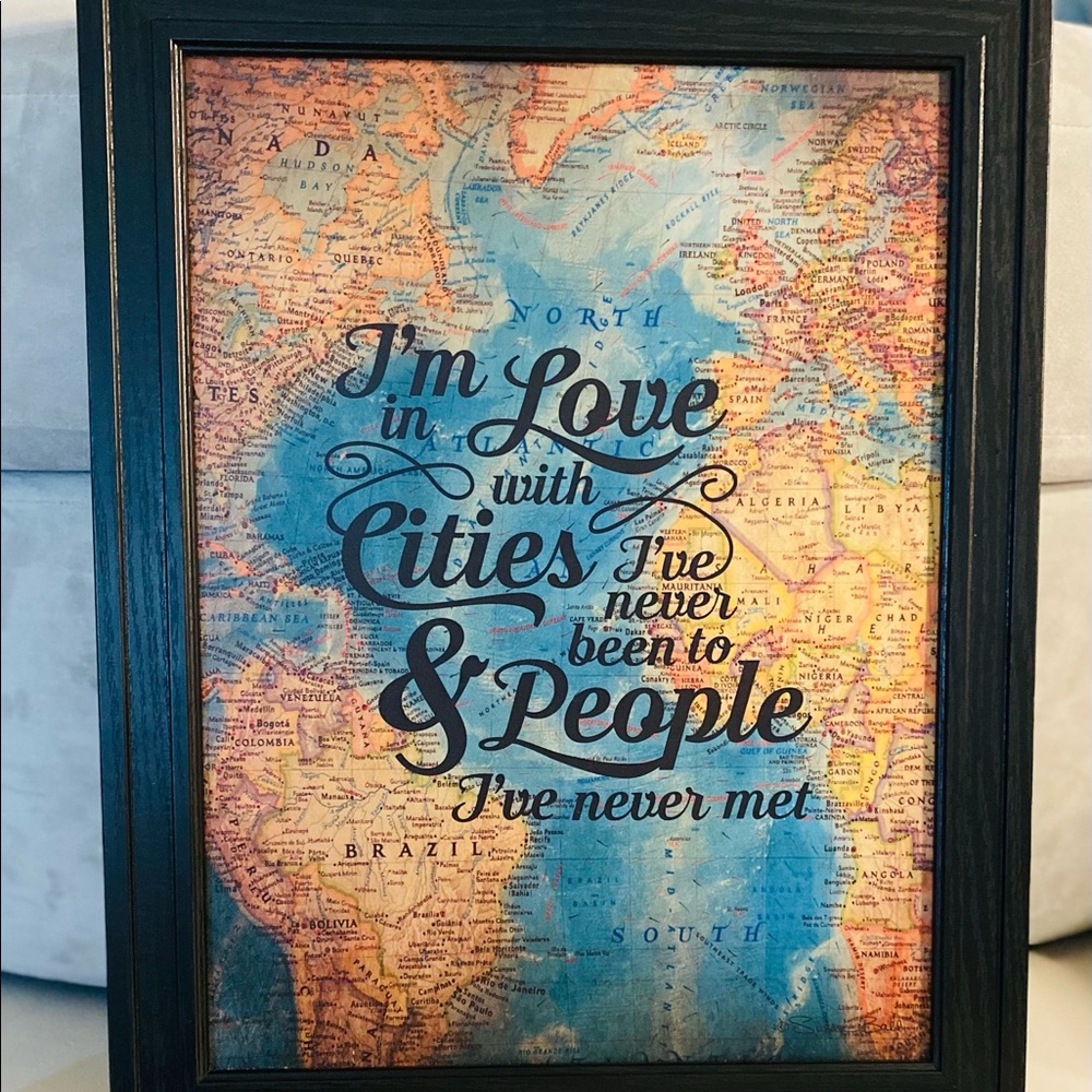 I’m in Love With Cities….Travel Wall Decor